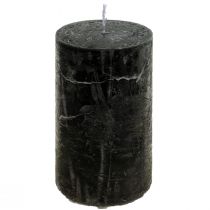 Artikel Schwarze Kerzen Durchgefärbt Stumpenkerzen 50x100mm 4St