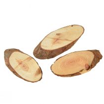 Artikel Holzscheiben Oval Tischdeko Bastelbedarf 6,5–8cm 450g