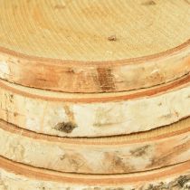 Artikel Holzscheiben mit Rinde Birkenscheibe Natur Ø9-10cm 7 St