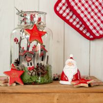 Artikel Weihnachtsmann-Figur in Rot 13 cm – Ideale Weihnachtsdekoration für eine festliche Atmosphäre – 2St