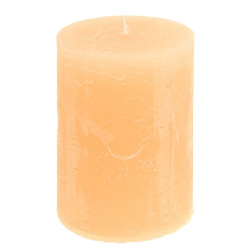 Artikel Kerzen Apricot Hell Durchgefärbt Stumpenkerzen 85×120mm 2St