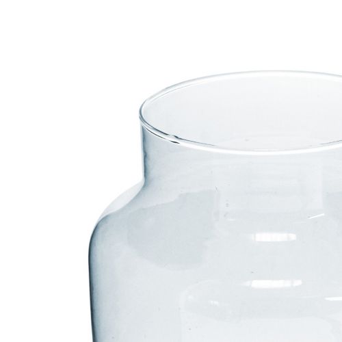 Artikel Glasvase Rund Blumenvase Groß 100% Recyceltes Glas H20 Ø17cm