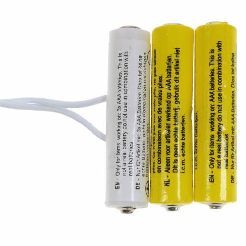 Batterie-Adapter Weiß 3m 4,5V 3 x AAA-482674