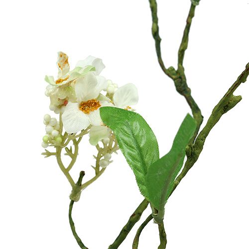 Floristik24.at Blütenzweig Weiß L 65cm Künstliche echt Pflanze 1St !-800510 wie