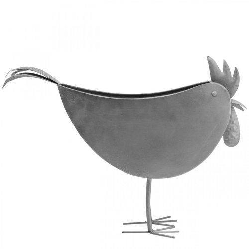 Artikel Blumentopf Huhn Metall Vogel Zink Metalldeko 51×16×37cm