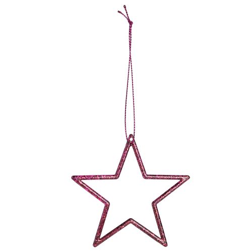 Artikel Deko Sterne Weihnachtssterne zum Hängen Berry Glitter 7,5cm 40 St