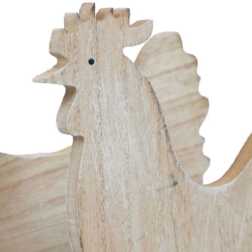 Artikel Deko Hühner Osterdeko Holz Tischdeko 14,5cm 2er-Set