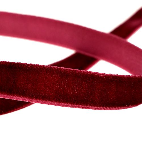 Artikel Dekobänder Velvet Bordeaux 10mm 20m