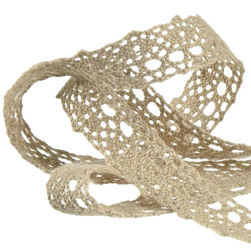 Artikel Dekoband Spitze Beige Schmuckband Zierband B16mm L20m