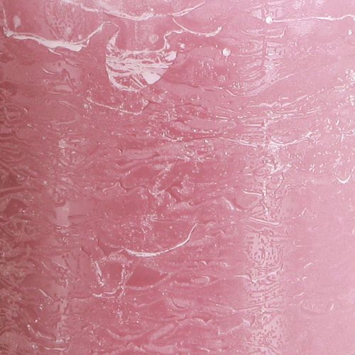 Artikel Durchgefärbte Kerzen Rosa Stumpenkerzen Altrosa 70×120mm 4 St