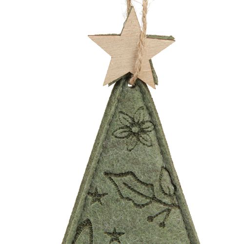 Artikel Filz Tannenbäume zum Hängen Christbaumschmuck Grün 18cm 8 St