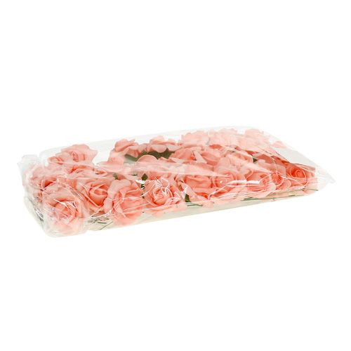 Artikel Foam Rose Ø4,5cm Lachs 36St