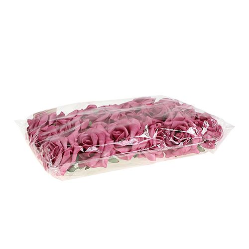 Artikel Foam-Rose Ø7,5cm Rosa 18 St