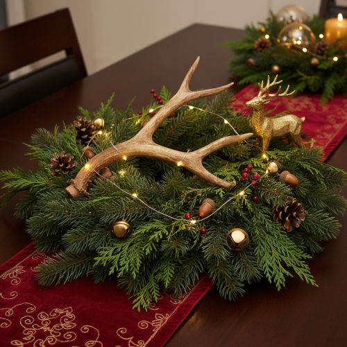 Artikel Künstliches Geweih Polyresin naturgetreu 32 cm Innenräume