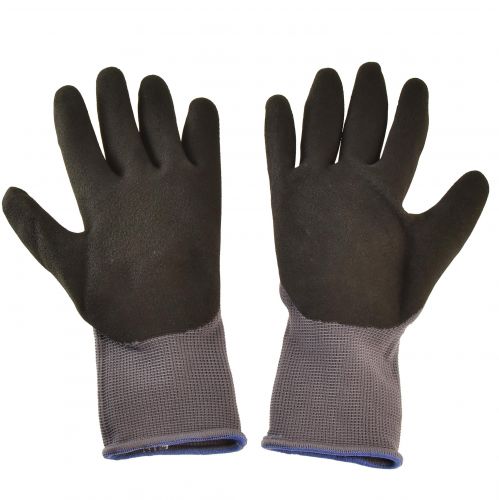 Artikel Gartenhandschuhe Gr 8 EN 2121X Grau Schwarz Blau Nylon