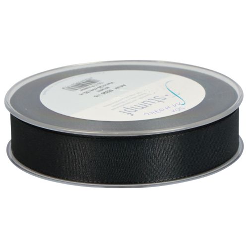 Artikel Geschenkband Schwarz Trauerflor Dekoband 25mm 50m