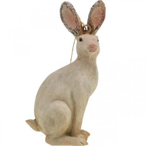 Artikel Osterhase Figur zum Aufhängen Osterdeko Polyresin H9,5cm 4St