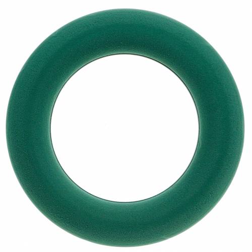 Artikel OASIS® Steckschaum Kranz Ring Grün H3cm Ø25cm 6St