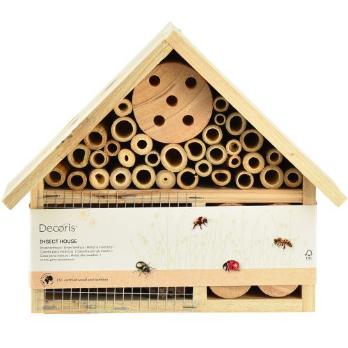 Artikel Insektenhaus Natur Insektenhotel Holz Tanne Natur H21cm