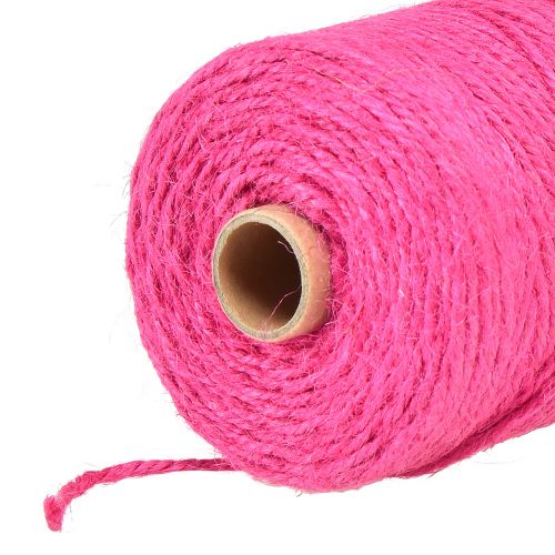 Artikel Juteband Jutekordel Dekoband Jute Fuchsia Ø3mm 200m