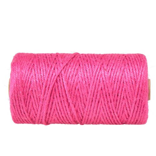 Artikel Juteband Jutekordel Dekoband Jute Fuchsia Ø3mm 200m