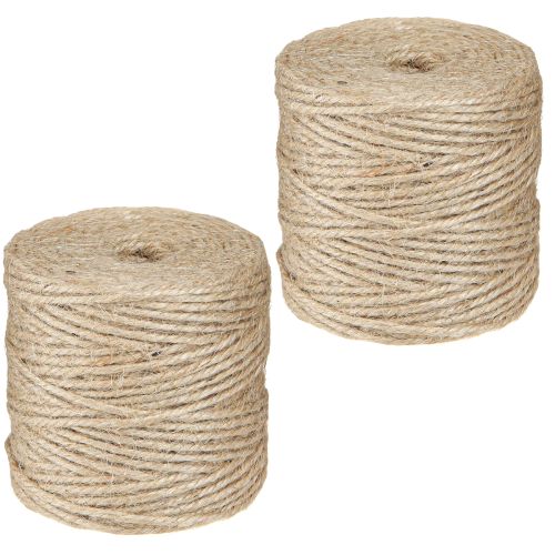 Artikel Jutegarn Jute Schnur Kordel Natur 3mm Rolle mit 100m × 2St