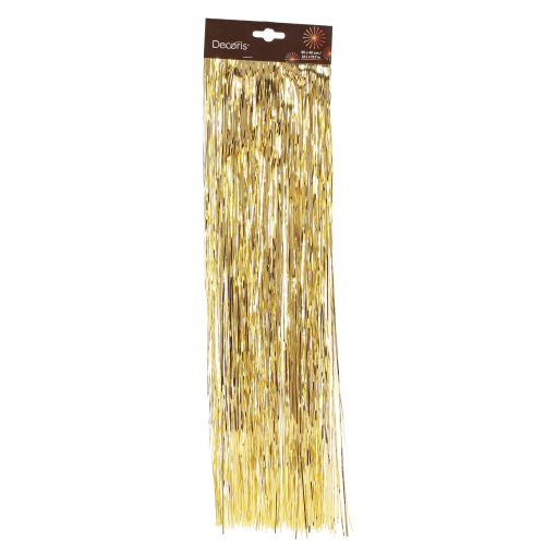 Artikel Lametta Gold Hellgold Baumbehang Weihnachten L50cm