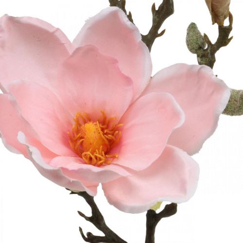Floristik24.at Magnolie Rosa Kunstblume Deko Künstlicher Blütenzweig  H40cm-02265
