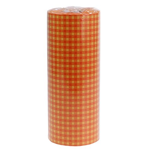 Artikel Manschettenpapier 25cm 100m Orange Karo