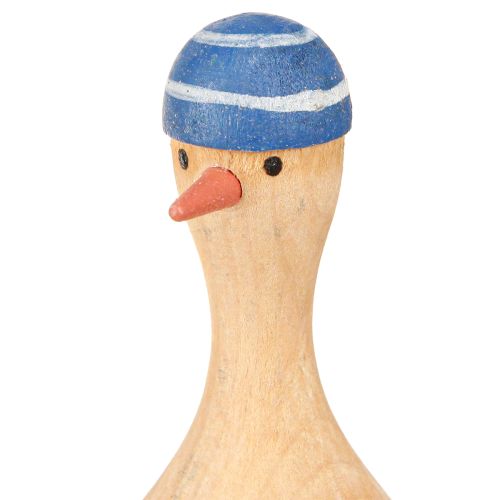 Artikel Maritime Deko Möwen aus Holz Blau Dunkelblau H14cm 6 St