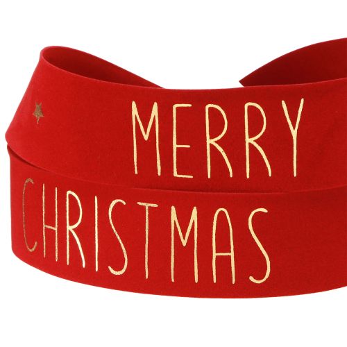 Artikel Merry Christmas Dekoband Zierband Rot Gold B40mm L5m