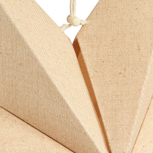 Artikel Papierstern Natur mit Jute zum Beleuchten 60cmx15cm