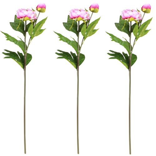 Artikel Pfingstrosen Langstielige künstliche Blumen Pink 70cm 3St