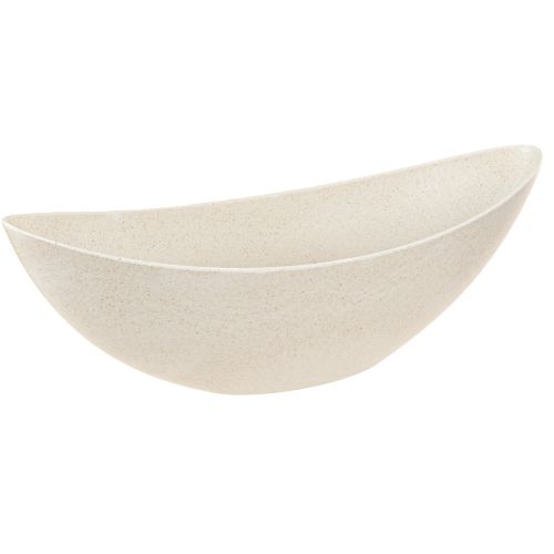 Pflanzschiffchen Pflanzschale Beige Meliert L38,5cm 3St