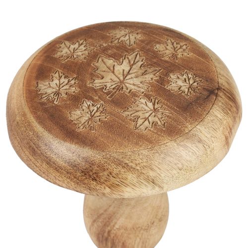 Artikel Holzpilz Deko Pilz Holz Deko Natur Herbstdeko Ø15cm H14,5cm