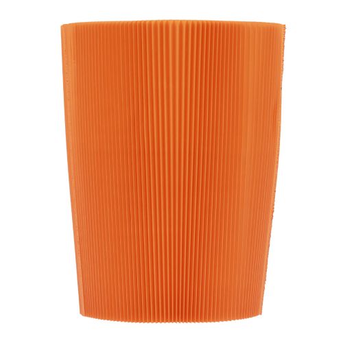 Floristik24 Plisseemanschetten für Blumentöpfe Orange 12,5cm 100 St