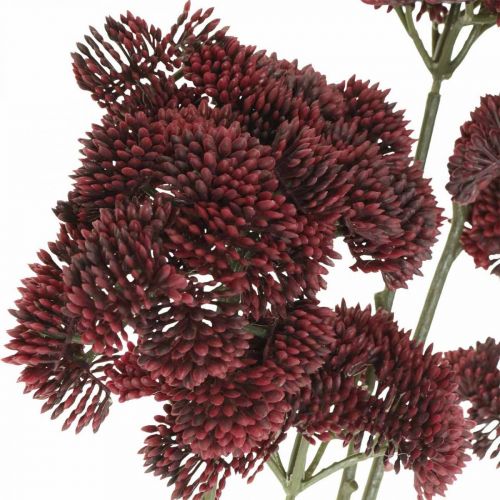 Artikel Sedum künstlich Rot Fetthenne Herbstdeko 70cm 3St