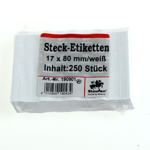 Artikel Stecketiketten 17mm x 80mm 250St