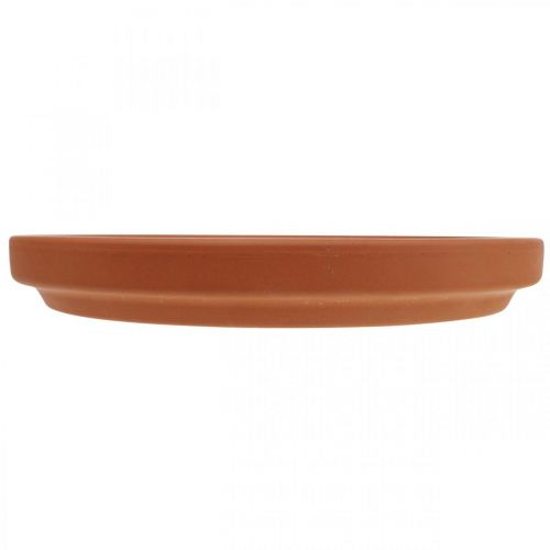 Artikel Untersetzer aus Keramik, Unterschale Terrakotta Ton Ø14,5cm
