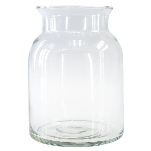 Artikel Deko Glas Vase Windlicht Glas Klar Ø18,5cm H25,5cm