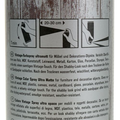 Artikel Farbspray Vintage Silber 400ml