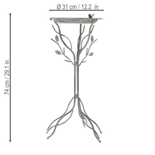 Artikel Vogeltränke dekorative Metallarbeit für Garten und Balkons für außen 74cm