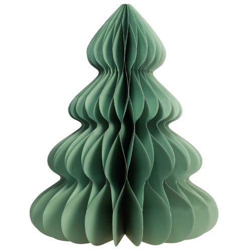 Weihnachtsbaum Papier Tischdeko Mint Glitter Ø48cm H60cm