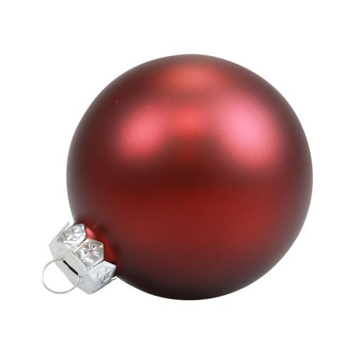 Artikel Weihnachtskugeln Glas Christbaumkugeln Bordeaux Ø7,5cm 14 St