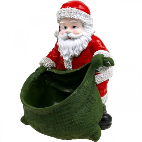 Artikel Weihnachtsmann Übertopf Santa Claus Pflanzgefäß 20×26cm