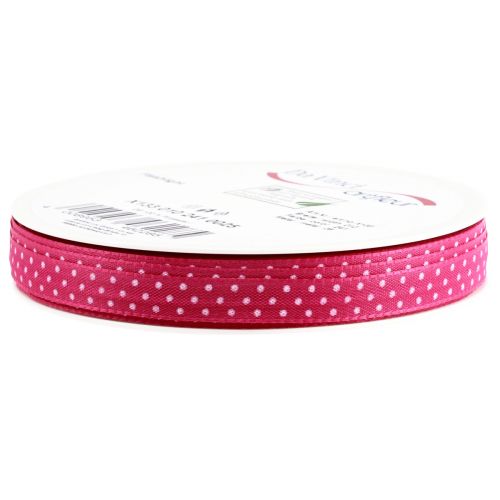 Artikel Geschenkband gepunktet Dekoband Band Pink 10mm 25m