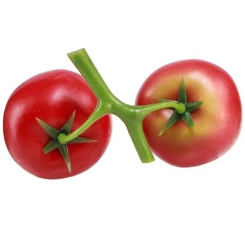 Artikel Deko Tomaten 2 Künstliche Tomaten an Rispe Ø6cm L15cm