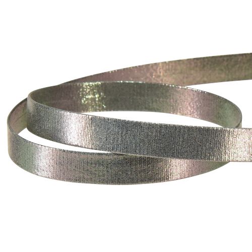 Artikel Dekoband Silber Metallic Optik Schmuckband 15mm 15m