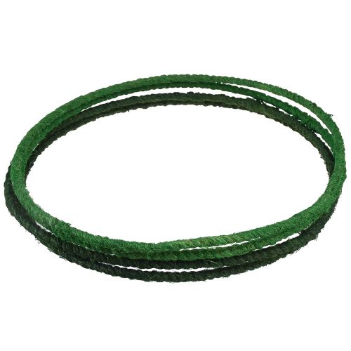 Artikel Dekoring Ring Jute Deko Loop Grün Dunkelgrün Ø30cm 4St