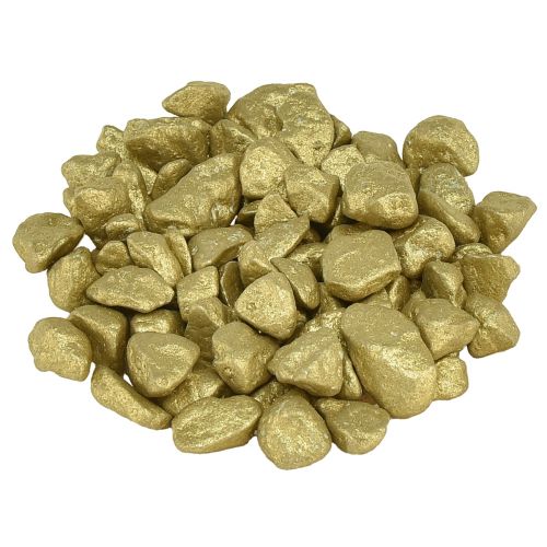 Dekosteine Tischdeko Streudeko Gelbgold 9mm–13mm 2kg